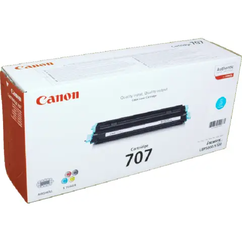 Toner Canon 707 / CRG-707C Cyan kopiarek (Oryginalny)